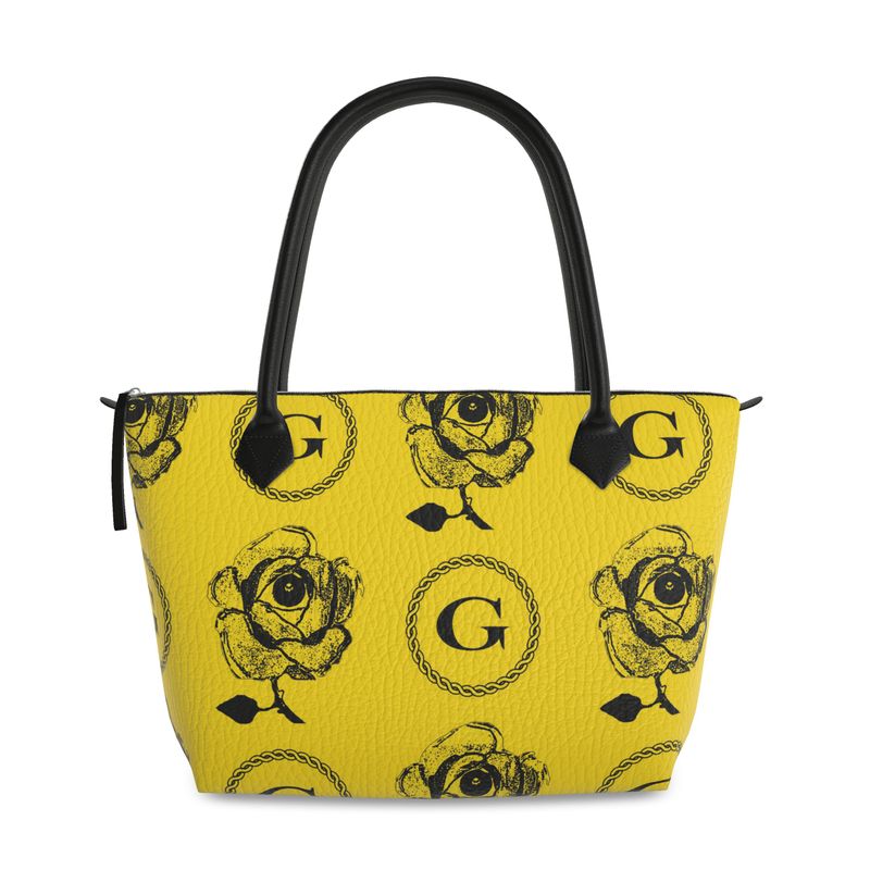 Infinite G Monogram Large Leather Tote - Diary of the Seducer Edition - KB Yellow/Black