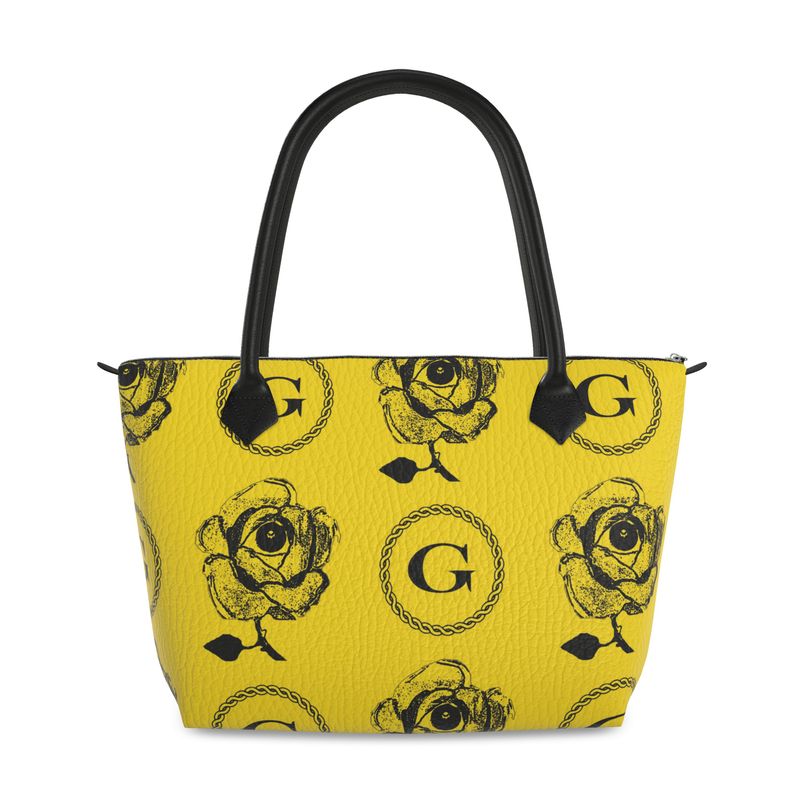 Infinite G Monogram Large Leather Tote - Diary of the Seducer Edition - KB Yellow/Black