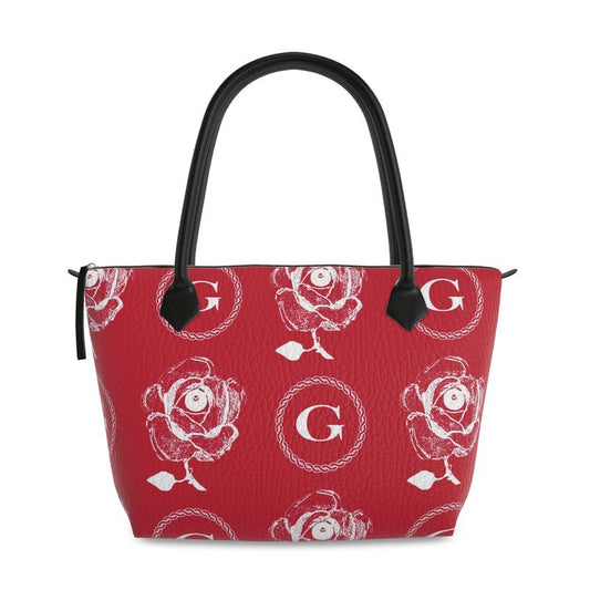 Infinite G Monogram Large Leather Tote - Diary of the Seducer Edition - Hyper Red/White