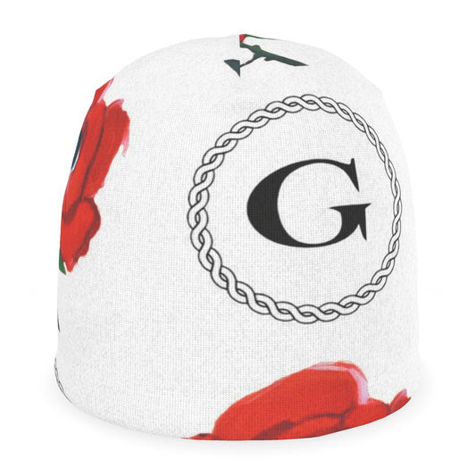 Infinite G & All Seeing Rose Monogram Print Beanie - Original Colorway