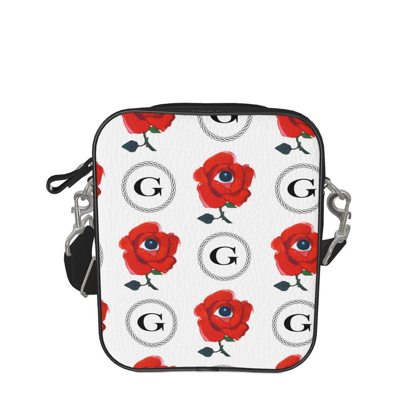 G - Messenger Bag - Infinite G & All Seeing Rose Monogram Original Col