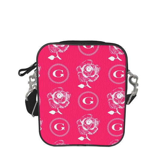 G - Messenger Bag - Infinite G & All Seeing Rose Monogram Hyper Pink