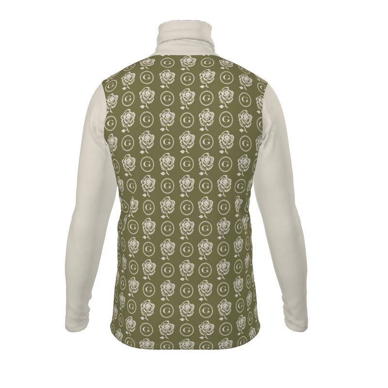 All Seeing Rose Silk Jersey Roll Neck