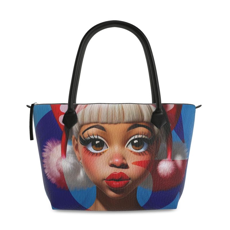 Govi's Xmas Angel 01 Large Leather Tote - Diary of the Seducer Edition