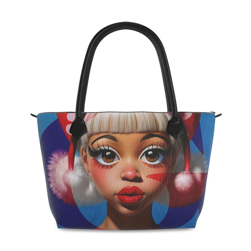 Govi's Xmas Angel 01 Large Leather Tote - Diary of the Seducer Edition