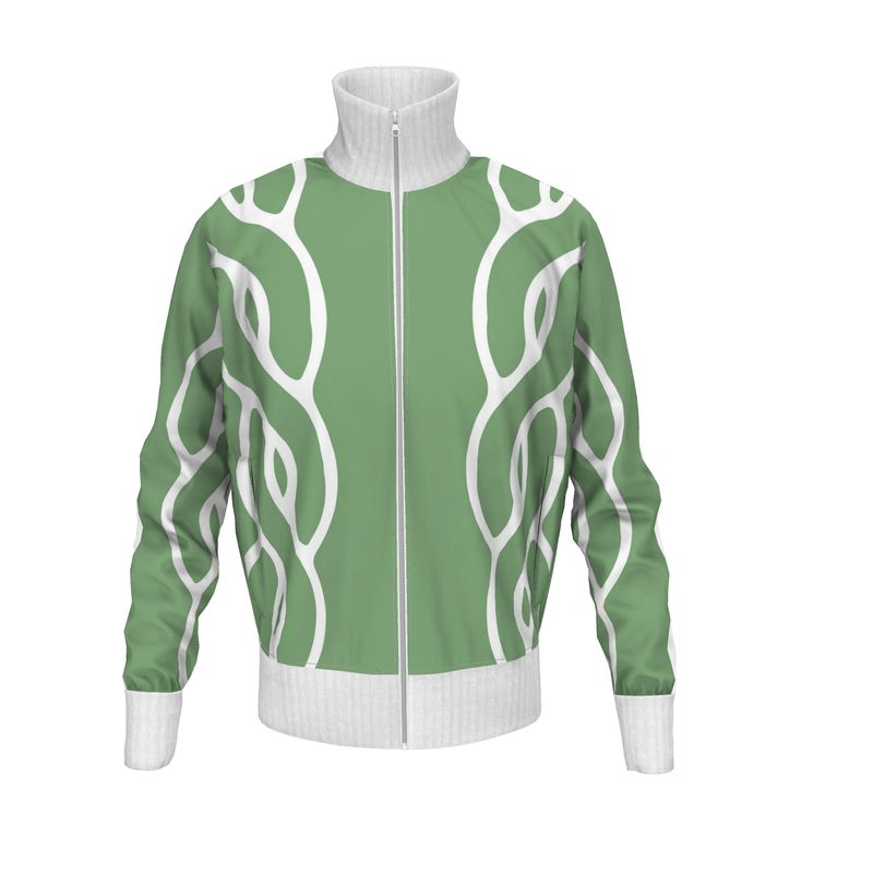 Le Motif Infini Tracksuit Jacket Vert Crème